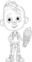 cOLORING PAGES FOR KIDS AND ADULTS vector