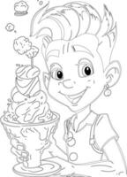 cOLORING PAGES FOR KIDS AND ADULTS vector