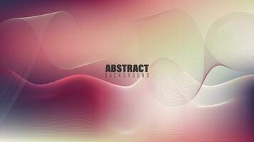 fondo abstracto con ondas de colores vector
