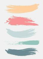 Blush with pink, blue, pastel colors vector