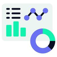 Data Analysis Icon Illustration vector