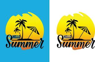 summer t shirt design t shirt design  Vector