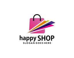 Modern Online Shop Logo designs Template vector