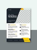 corporate multipurpose Business flyer template. vector