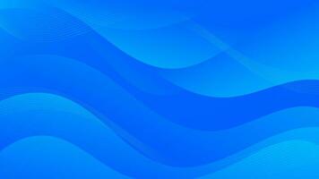 Abstract Gradient blue liquid Wave Background vector