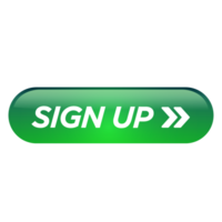 Sign Up Button 3d Transparent Png