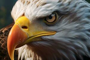 Close up view of eagle photo