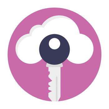 nube informática red intercambio, nube Servicio vector