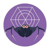 arañas son respirar aire artrópodos ese tener ocho piernas y quelíceros con colmillos ellos además hacer webs a captura su cena vector
