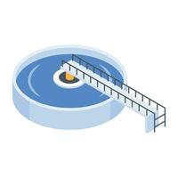 industrial equipo isométrica íconos vector