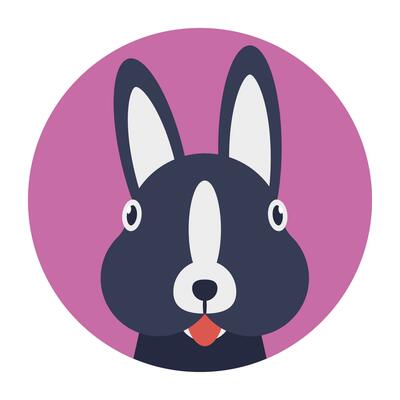 A gregarious burrowing plant-eating mammal, with long ears, long hind legs and a short tail, rabbit