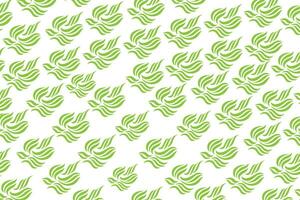 Leaves Pattern. Endless Background. Seamless vector