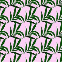 Abstract jungle palm leaf seamless pattern. Stylized tropical palm leaves wallpaper. vector