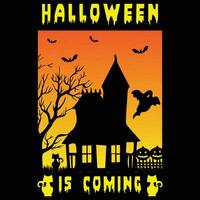 Halloween is coming vector