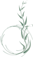 botanisk blad estetisk lövverk växt för dekorativ abstrakt bakgrund png
