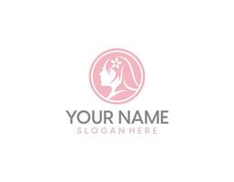 Feminine beauty logo vector