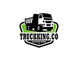 dump truck logo vector