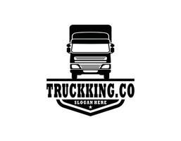 Truck logo template, Perfect logo for business related to automotive industry vector