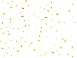 Light Golden Rectangles Confetti Background. Vector illustration