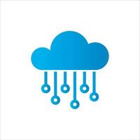 information cloud icon vector illustration symbol