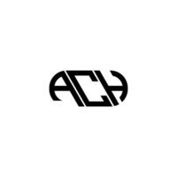 ACH letter logo design. ACH creative initials letter logo concept. ACH letter design. vector