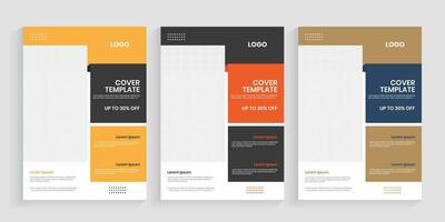 New style corporate business publication and portfolio template vector
