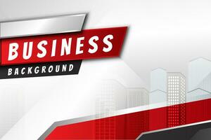 business background design white and red black shape banner vector