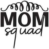 mom squad design vector