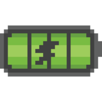 Pixel art battery charging sign 2 png