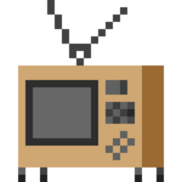 pixel arte retrò televisione icona. png