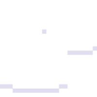 Pixel art pointing finger white hand icon png