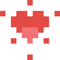 pixel arte San Valentino cuore icona 13 png