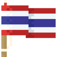 pixel kunst Thailand vlag png