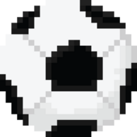 Pixel art soccer ball icon 2 png