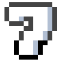 Pixel Nummer 7 mit schwarz Linie. png