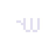 Pixel art love sign white hand icon png