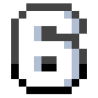 Pixel Number 6 With Black Line. png