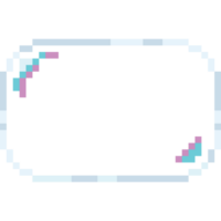 Pixel art soap speech bubble png