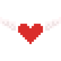 píxel Arte enamorado corazón icono 8 png