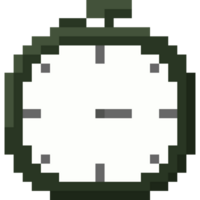 Pixel art stop watch icon png