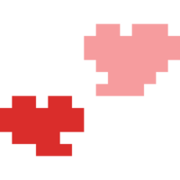 Pixel Kunst Valentinstag Herz Symbol 2 png