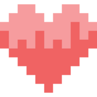 pixel konst valentine hjärta ikon 5 png