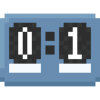 Pixel art sport score board icon png