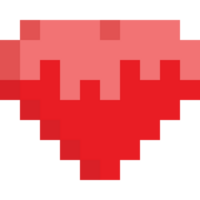 pixel konst valentine hjärta ikon 3 png