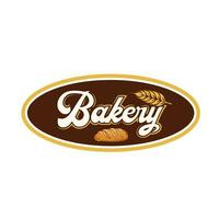 sencillo panadería logo etiqueta diseño ilustración , mejor para un pan y pasteles comercio, comida bebidas Tienda logo emblema modelo vector