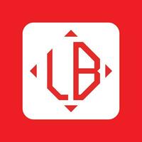 Creative simple Initial Monogram LB Logo Designs. vector