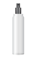 Bottles with spray, dispenser and dropper, cream jar, tube. Cosmetic package. png