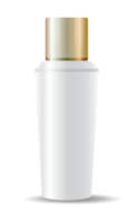 Bottles with spray, dispenser and dropper, cream jar, tube. Cosmetic package. png