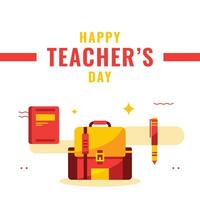 Happy Teachers Day Design Celebration vector