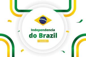 Brazil Independence Day Design Template vector